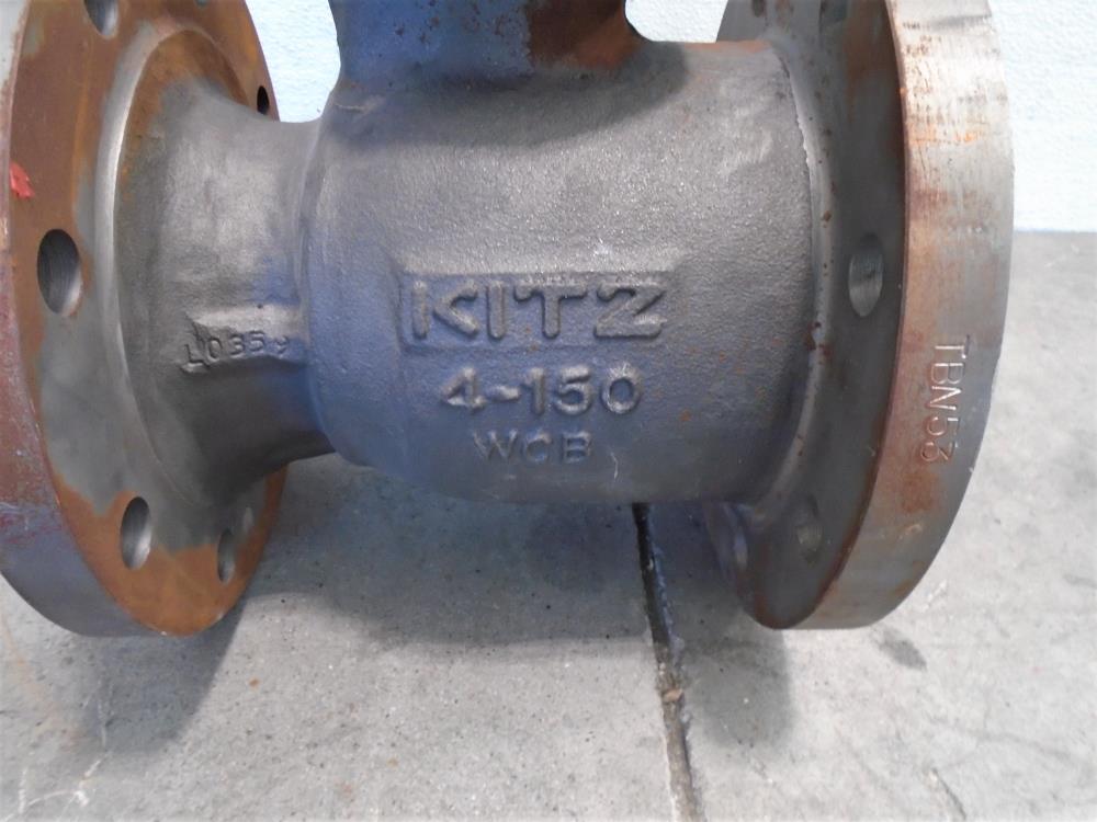 Kitz 4" 150# WCB Standard Port Ball Valve 150SCTAZM-FS